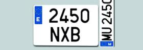 Matrículas y placas de señalización